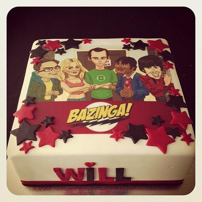 Bazinga! Big Bang Theory Cake - Cake by cjsweettreats