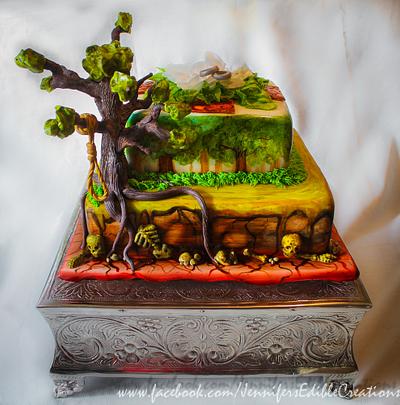 Concept Art Cake - Cake by Jennifer's Edible Creations