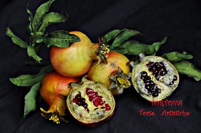 Pomegranate Branch - Cake by Anna