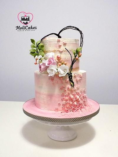 Wedding cake II  - Cake by MOLI Cakes