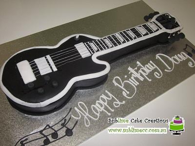 LES PAUL GUITAR - Cake by Sublime Cake Creations