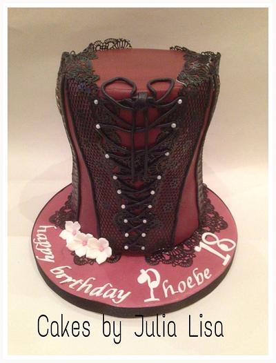 Corset Cake - Cake by Cakes by Julia Lisa