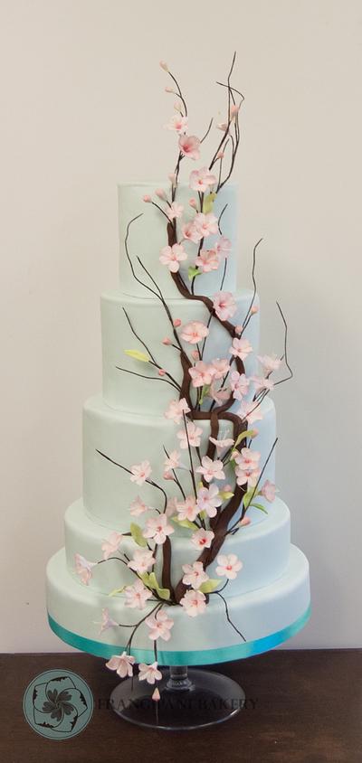 Cherry blossom - Cake by Frangipani Bakery