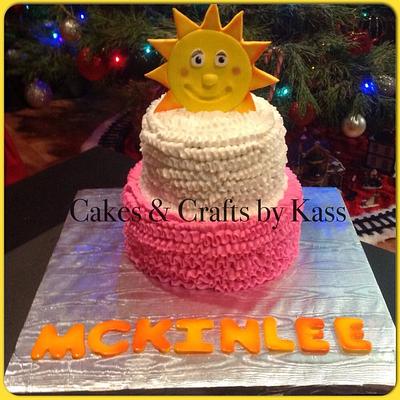 You are my Sunshine  - Cake by Cakes & Crafts by Kass 