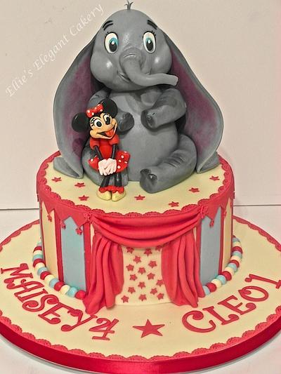 Fun at the circus with Micky and Mini x - Cake by Ellie @ Ellie's Elegant Cakery