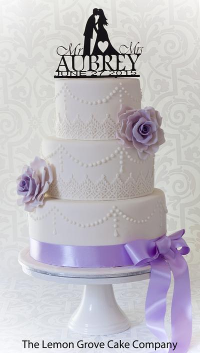 Vintage Wedding Cake - Cake by The Lemon Grove Cake Company