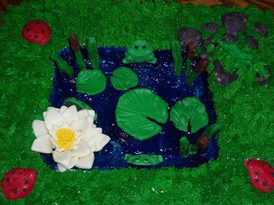 Pond Cake - Cake by Laura 