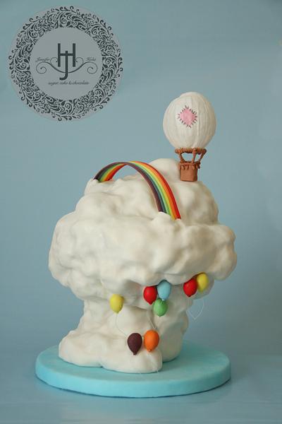 3D Cloud cake - Cake by Jennifer Holst • Sugar, Cake & Chocolate •