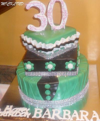 30TH B'DAY FOR A REAL DIVA - Cake by Linda