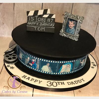 Photo reel cake - Cake by  Cakes by Carina