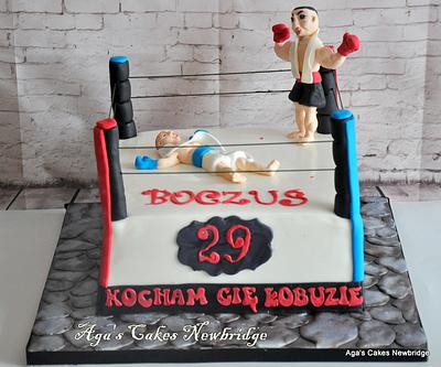 Boxing cake - Cake by Agnieszka