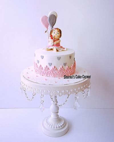 Cute baby girl cake  - Cake by Shorna's Cake Corner