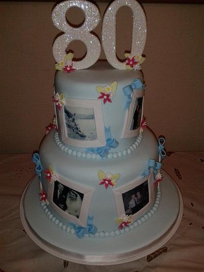 80th Birthday - Cake by SueC