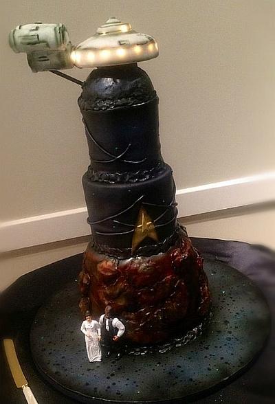 Star Trek Wedding - Cake by Stacy Lint