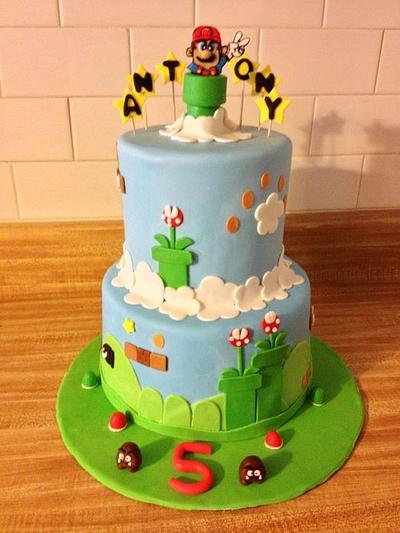 Super Mario cake - Cake by Chrissa's Cakes