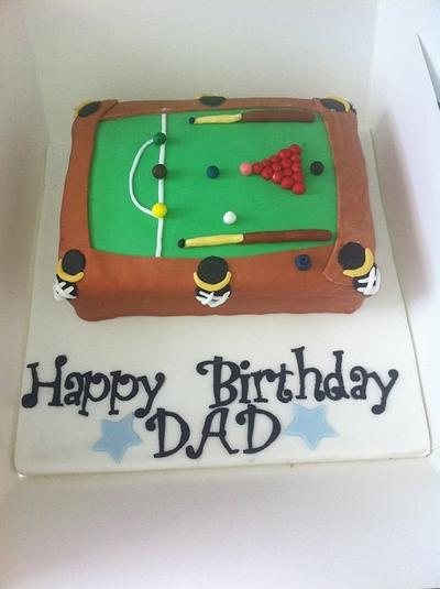 Pool/Snooker Table - Cake by kim_g