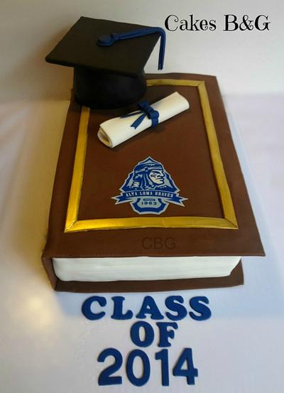 Graduation cake  - Cake by Laura Barajas 