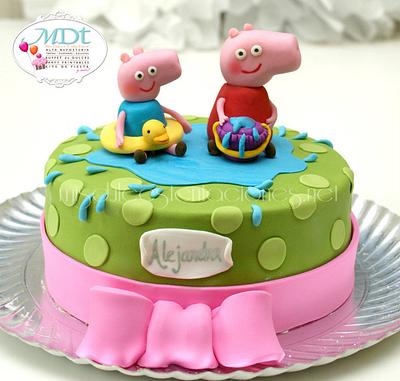 pepa pig cake - Cake by Mis Dulces Tentaciones - Mariel