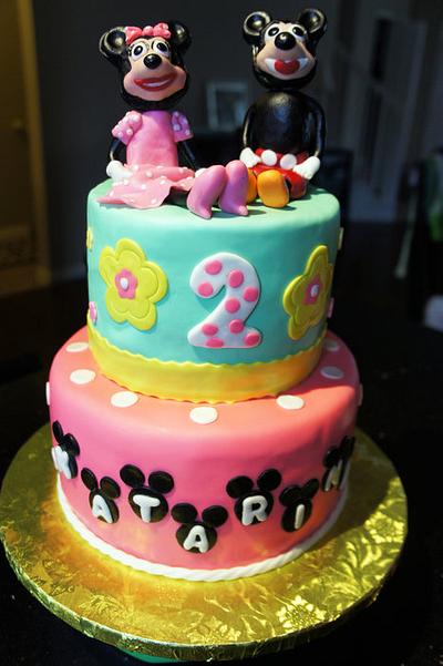 2-tier birthday cake - Cake by Olivia Elias