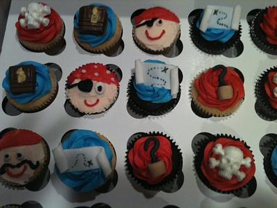 Pirate cupcakes  - Cake by michelle 