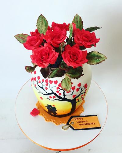 Flower Vase - Cake by Seema Tyagi