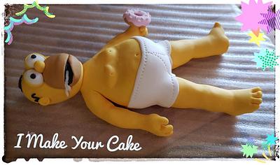 Homer - Cake by Sonia Parente