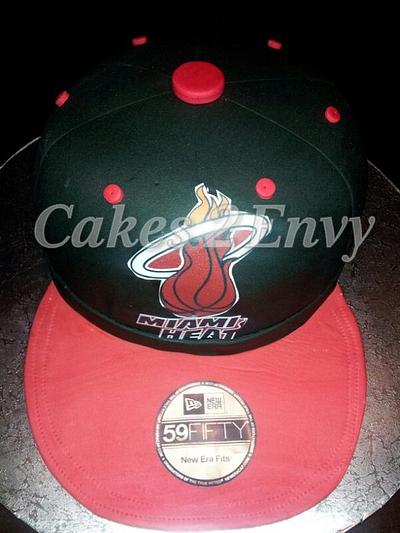 Miami Heat Ball Cap - Cake by cakes2envy