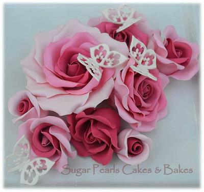 Roses - Cake by SugarPearls