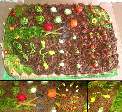 Garden cake - Cake by Papp Kata Nóra