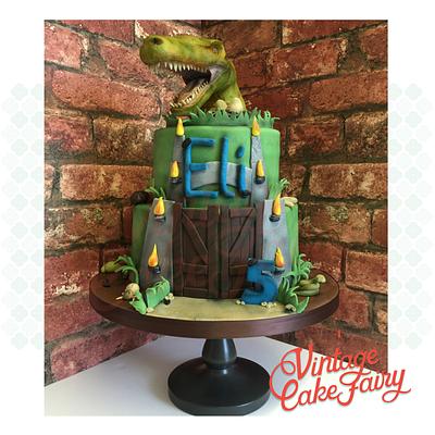 Jurassic World Cake - Cake by Vintage Cake Fairy