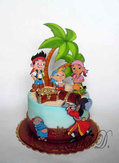 Jake and the Neverland Pirate - Cake by Derika