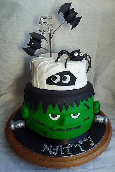 Frankenstein cake - Cake by Trina Knill