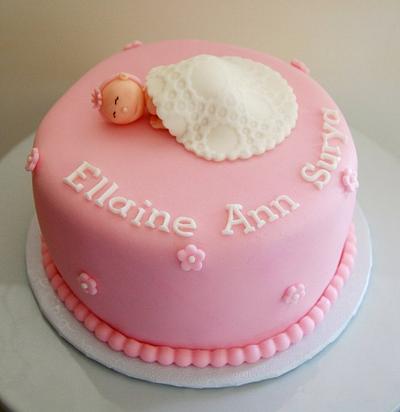 baby 1 month cake - Cake by funni