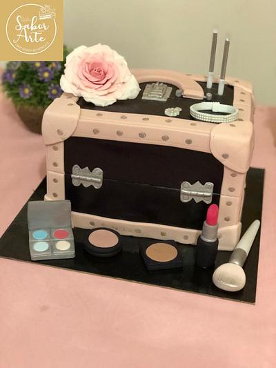 Makeup Bag Cake - Cake by Atelier Sabor Com Arte