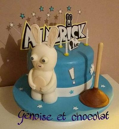 Raving Rabbids cake - Cake by Génoise et chocolat