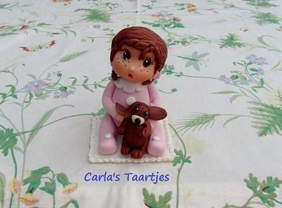 gumpaste doll Feline - Cake by Carla 