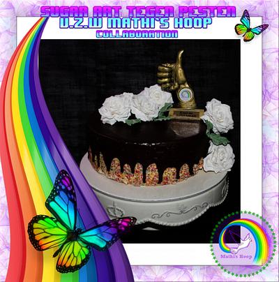 Sugar art tegen pesten vzw Mathi's hoop - collaboration - Cake by Jacqueline