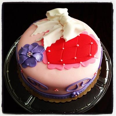 Heart & Bow - Cake by Jeremy