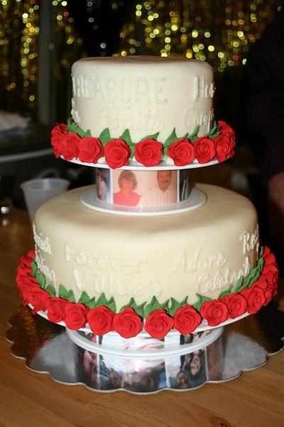 Anniversary Cake - Cake by CakeEnvy