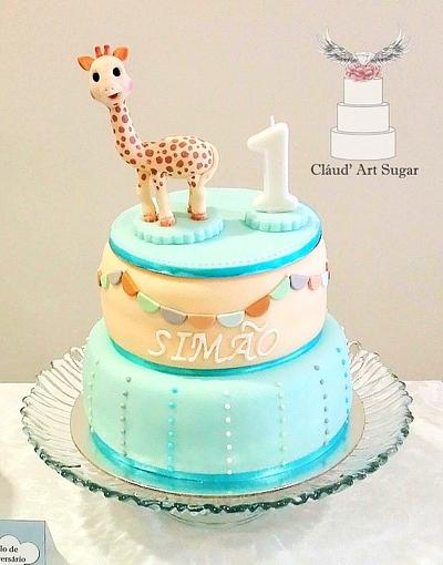 Shophie la Giraffe - Cake by Cláud' Art Sugar