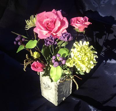 Flower arrangement - Cake by Goreti