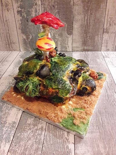 Landscape turtle - Cake by Pien Punt