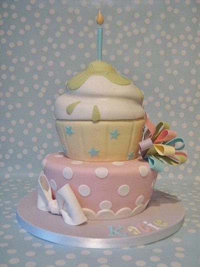 Pastel birthday cake - Cake by Dawn