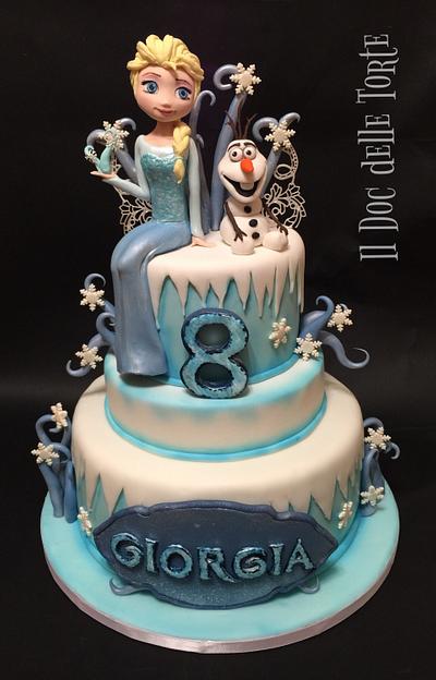 Elsa & Olaf cake - Cake by Davide Minetti