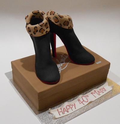 Loubouton Boots - Cake by Nada