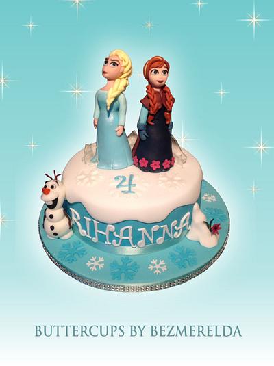 Disney's Frozen Cake - Cake by Bezmerelda