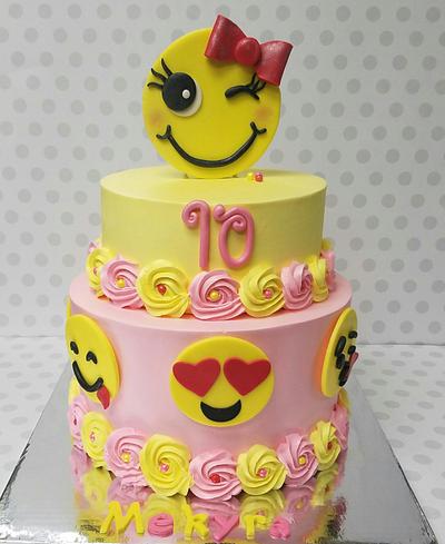 Emoji cake - Cake by Pastry Bag Cake Co