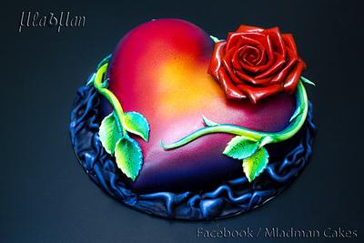 Tattoo Heart - Cake by MLADMAN