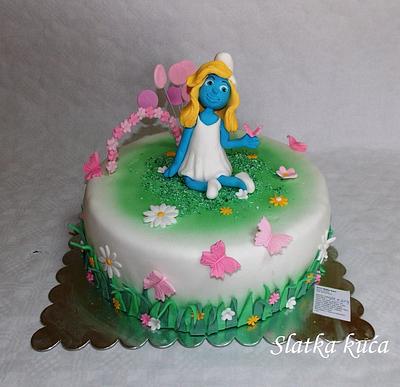 Smurfette cake - Cake by SlatkaKuca