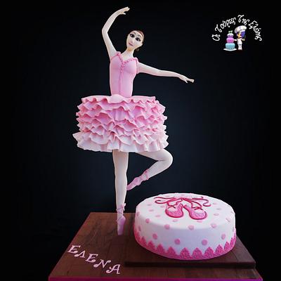 Ballerina (Gravity cake)  - Cake by Moustoula Eleni (Alchemists of cakes)